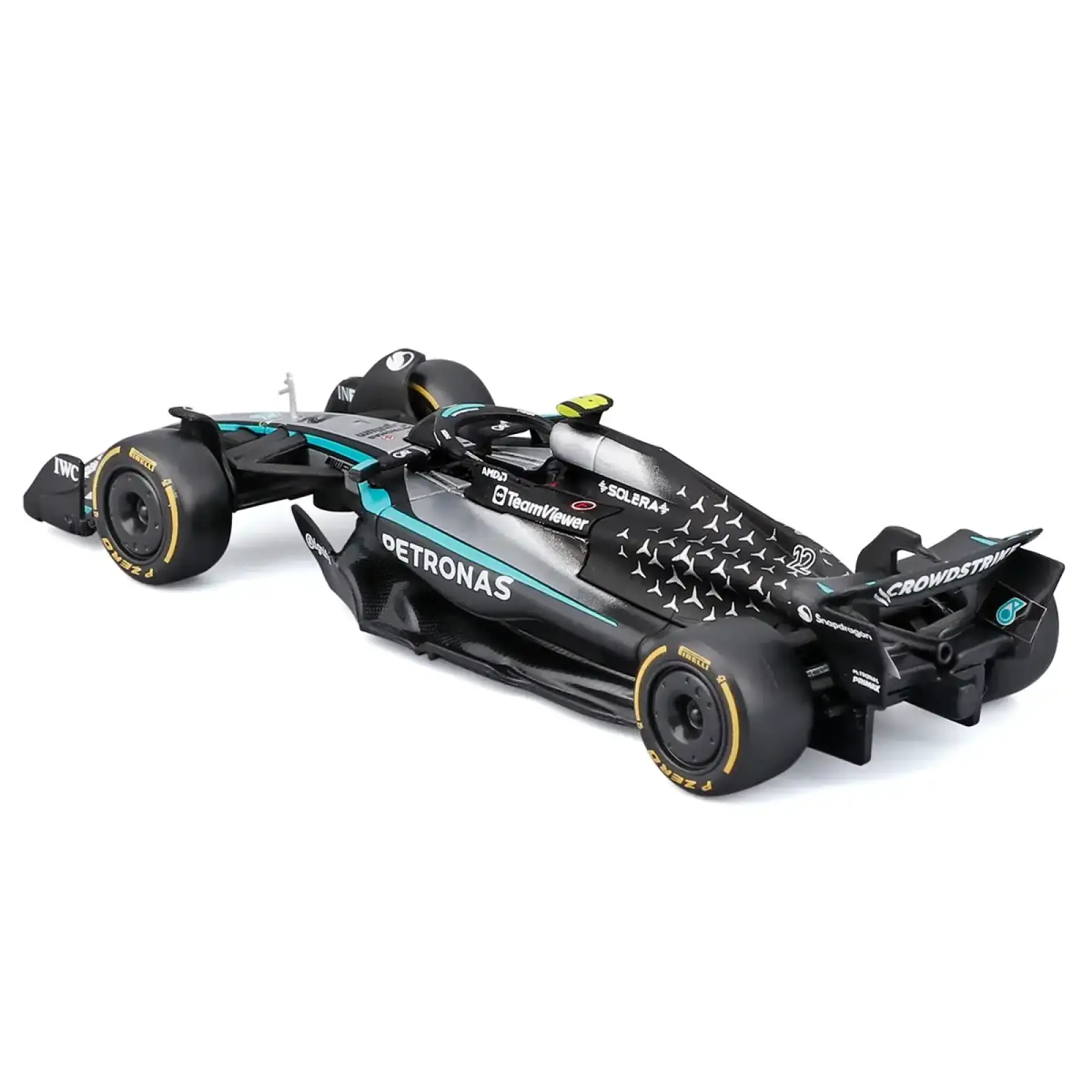 Автомодель – MERCEDES-AMG F1 W16 PETRONAS (2025) (1:43) Bburago (18-38237)