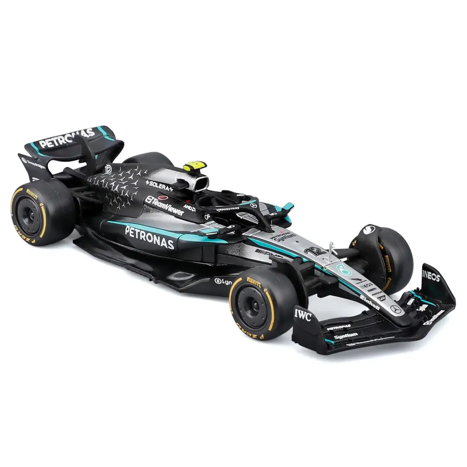 Автомодель – MERCEDES-AMG F1 W16 PETRONAS (2025) (1:43) Bburago (18-38237)