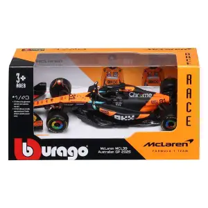 Автомодель - MCLAREN F1 MCL39 (2025) (1:43) Bburago (18-38248)