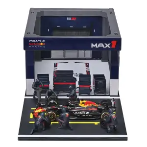 Игровой набор – PIT PASS ORACLE RED BULL RACING RB21 (2025) (1:43) Bburago (18-38459 (#1))