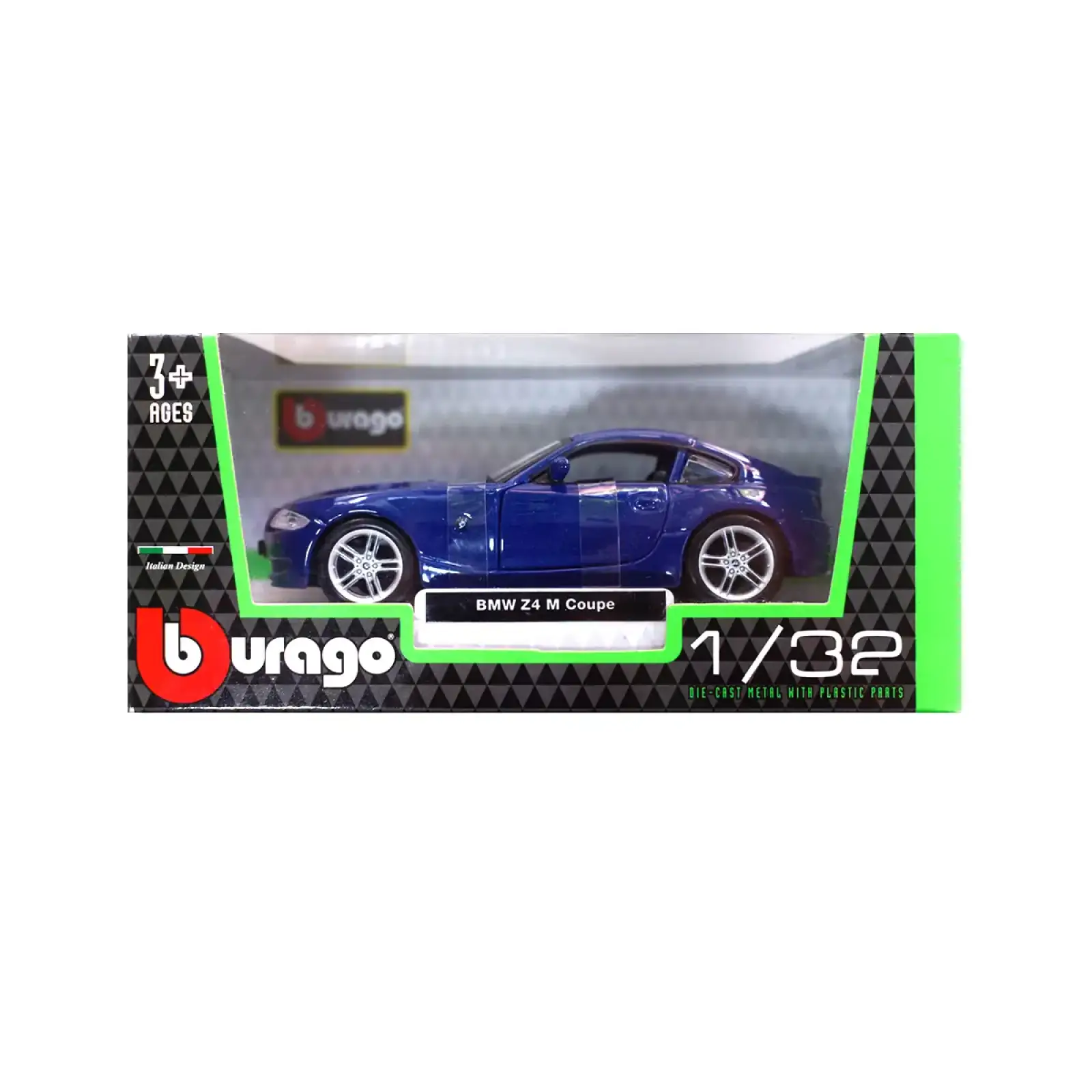 Автомодель - BMW Z4 M COUPE (синій металік, 1:32) Bburago (18-43007)
