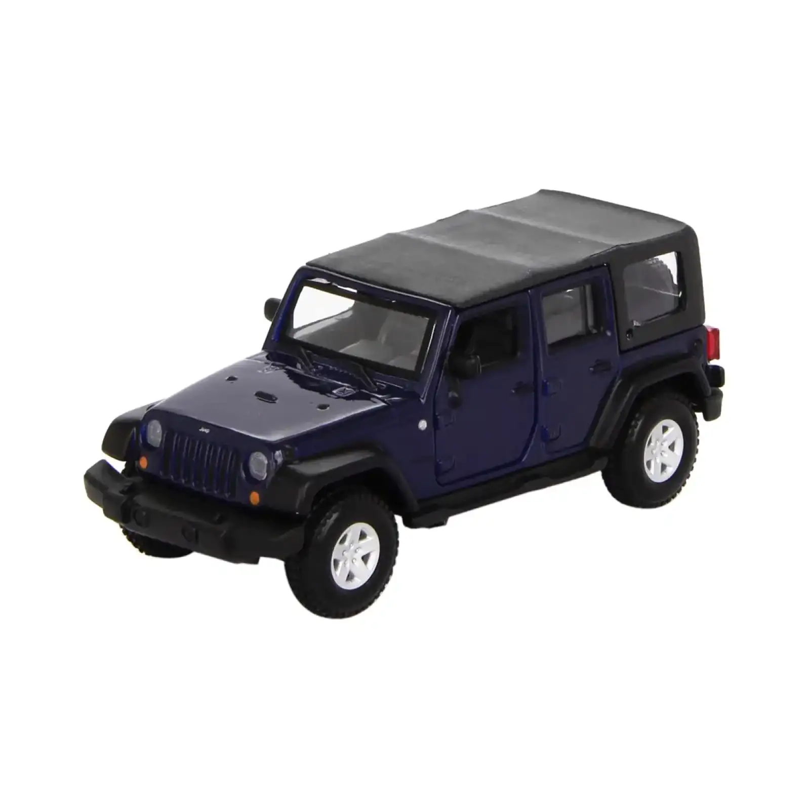 Автомодель - JEEP WRANGLER UNLIMITED RUBICON (ассорти зеленый металлик, тёмно-синий, 1:32) Bburago (18-43012)