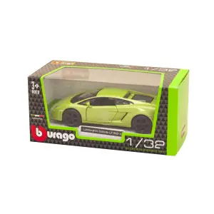 Автомодель LAMBORGHINI GALLARDO LP560-4 (2008), (ассорти белый, светло-зеленый металлик, 1:32) Bburago (18-43020)