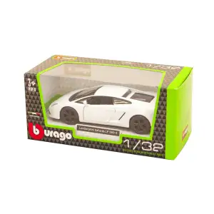 Автомодель LAMBORGHINI GALLARDO LP560-4 (2008), (ассорти белый, светло-зеленый металлик, 1:32) Bburago (18-43020)