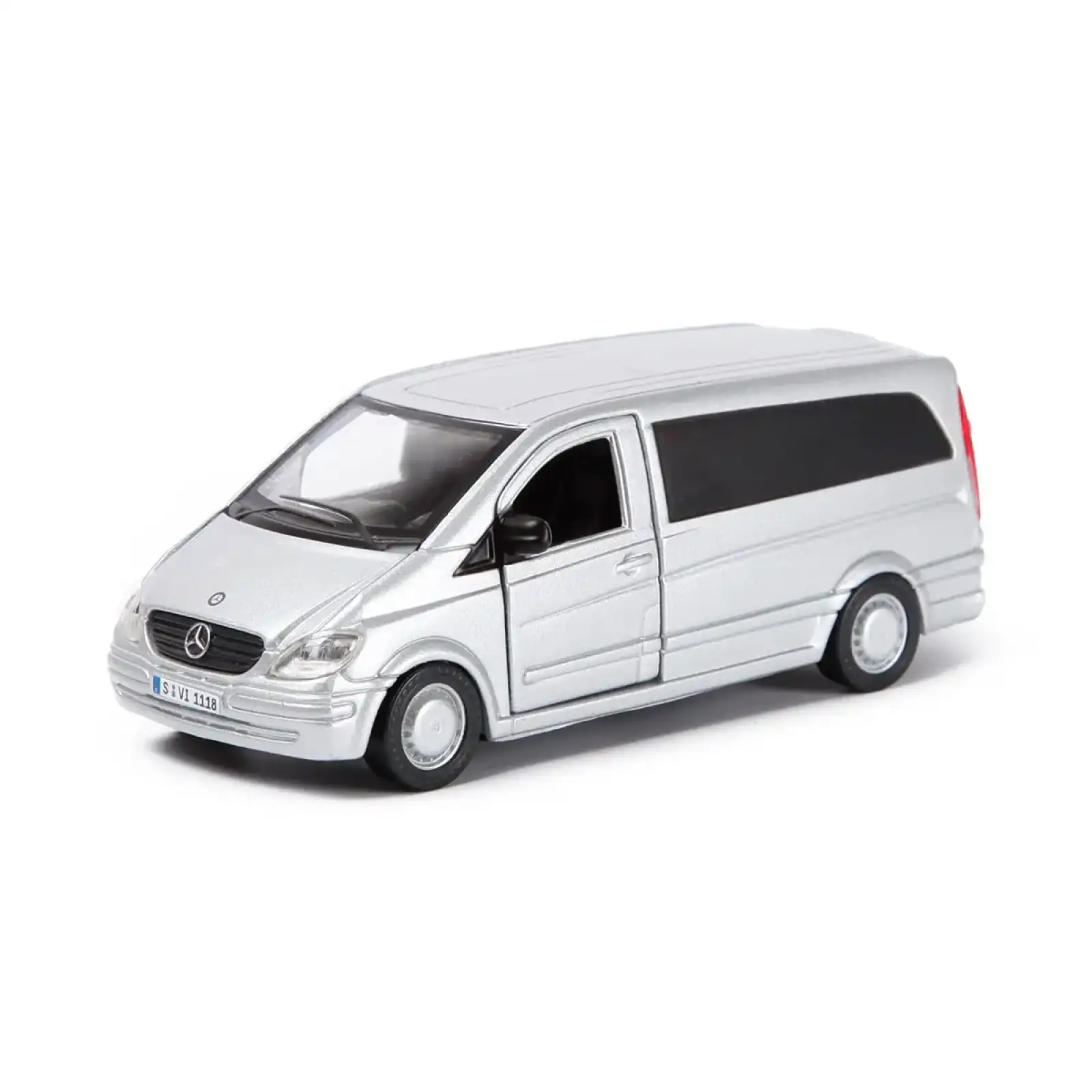 Автомодель - MERCEDES-BENZ VITO (асорті сріблястий, чорний1:32) Bburago (18-43028)