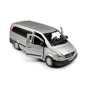 Автомодель - MERCEDES-BENZ VITO (асорті сріблястий, чорний1:32) Bburago (18-43028)