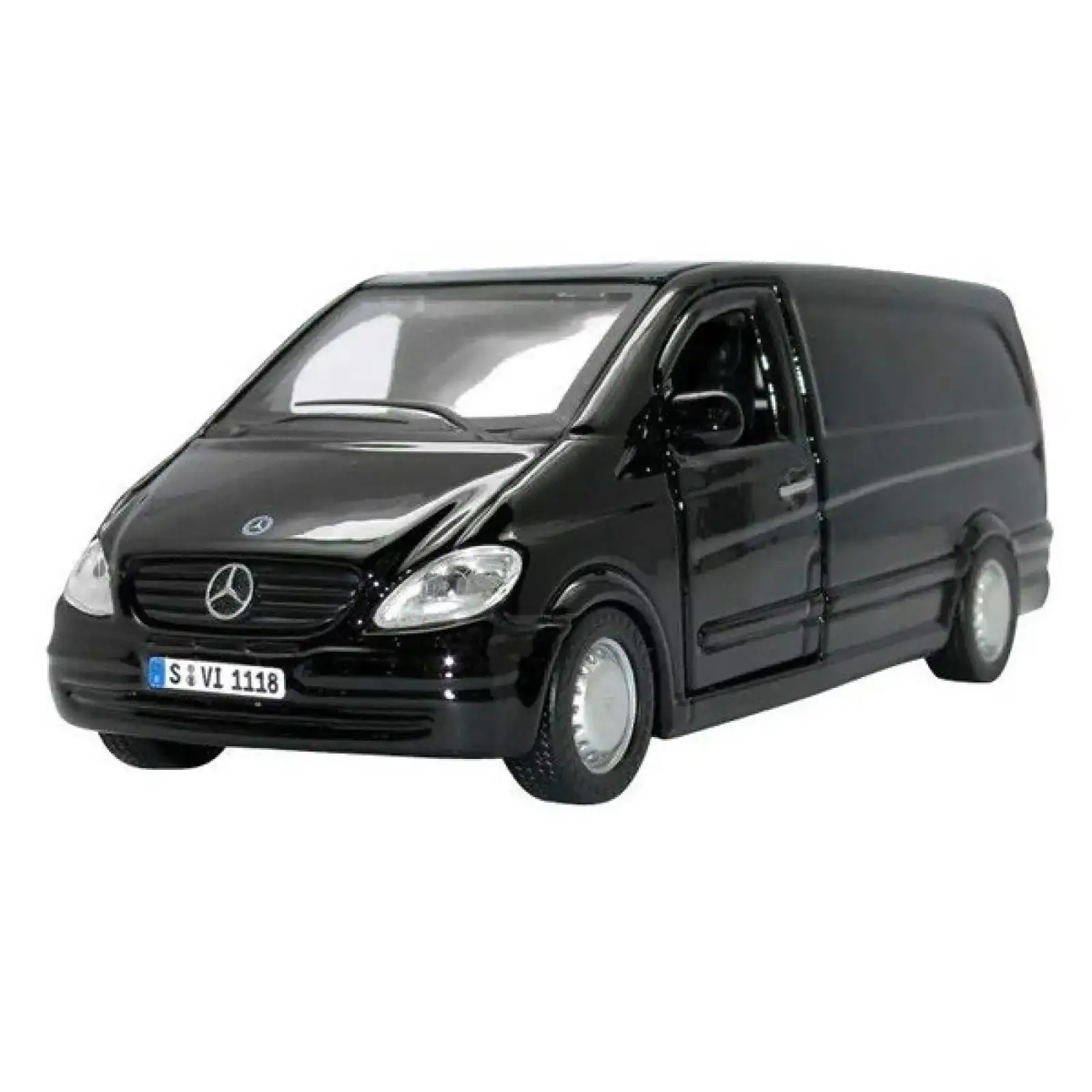 Автомодель - MERCEDES-BENZ VITO (асорті сріблястий, чорний1:32) Bburago (18-43028)