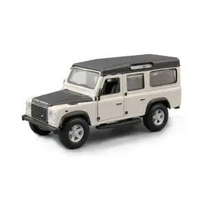 Автомодель LAND ROVER DEFENDER 110 (ассорти белый, оранжевый металлик 1:32) Bburago (18-43029)
