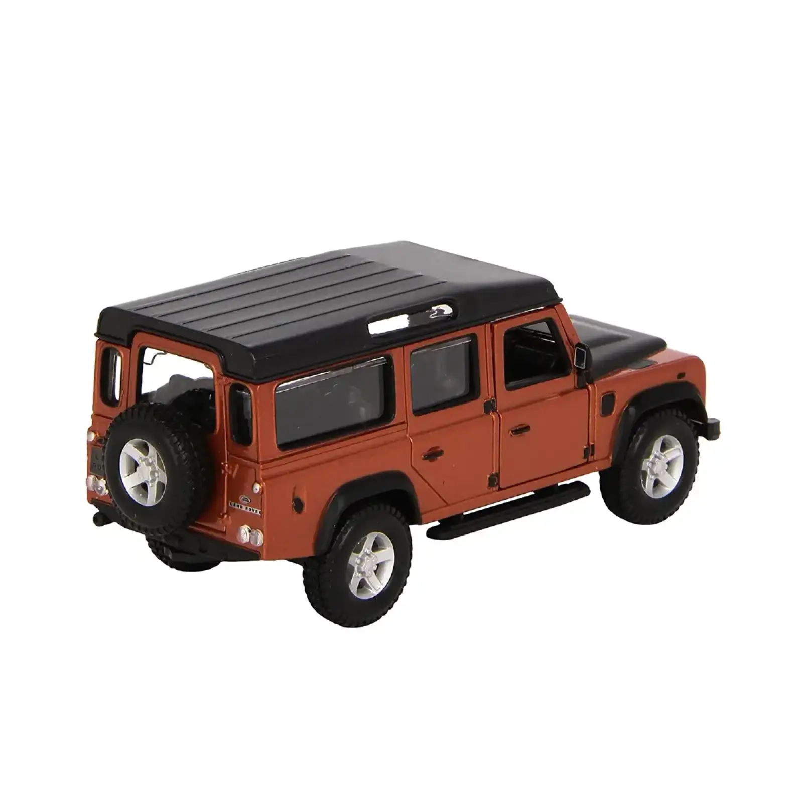 Автомодель LAND ROVER DEFENDER 110 (ассорти белый, оранжевый металлик 1:32) Bburago (18-43029)