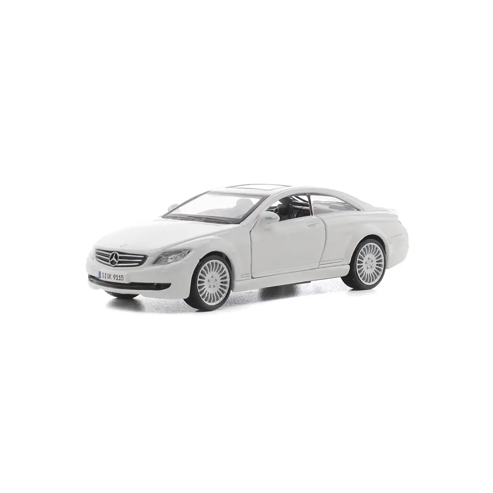 Автомодель - MERCEDES-BENZ CL-550 (бiлий, чорний, 1:32) Bburago (18-43032)