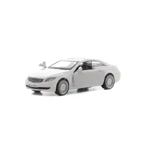Автомодель - MERCEDES-BENZ CL-550 (бiлий, чорний, 1:32) Bburago (18-43032)