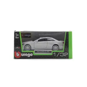 Автомодель - MERCEDES-BENZ CL-550 (бiлий, чорний, 1:32) Bburago (18-43032)