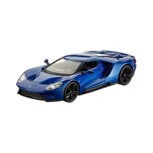 Автомодель FORD GT (блакитний металік, сріблястий металік, 1:32) Bburago (18-43043)