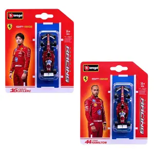 Автомодель - FERRARI SF-25 (2025) (1:64) Bburago (18-56801)