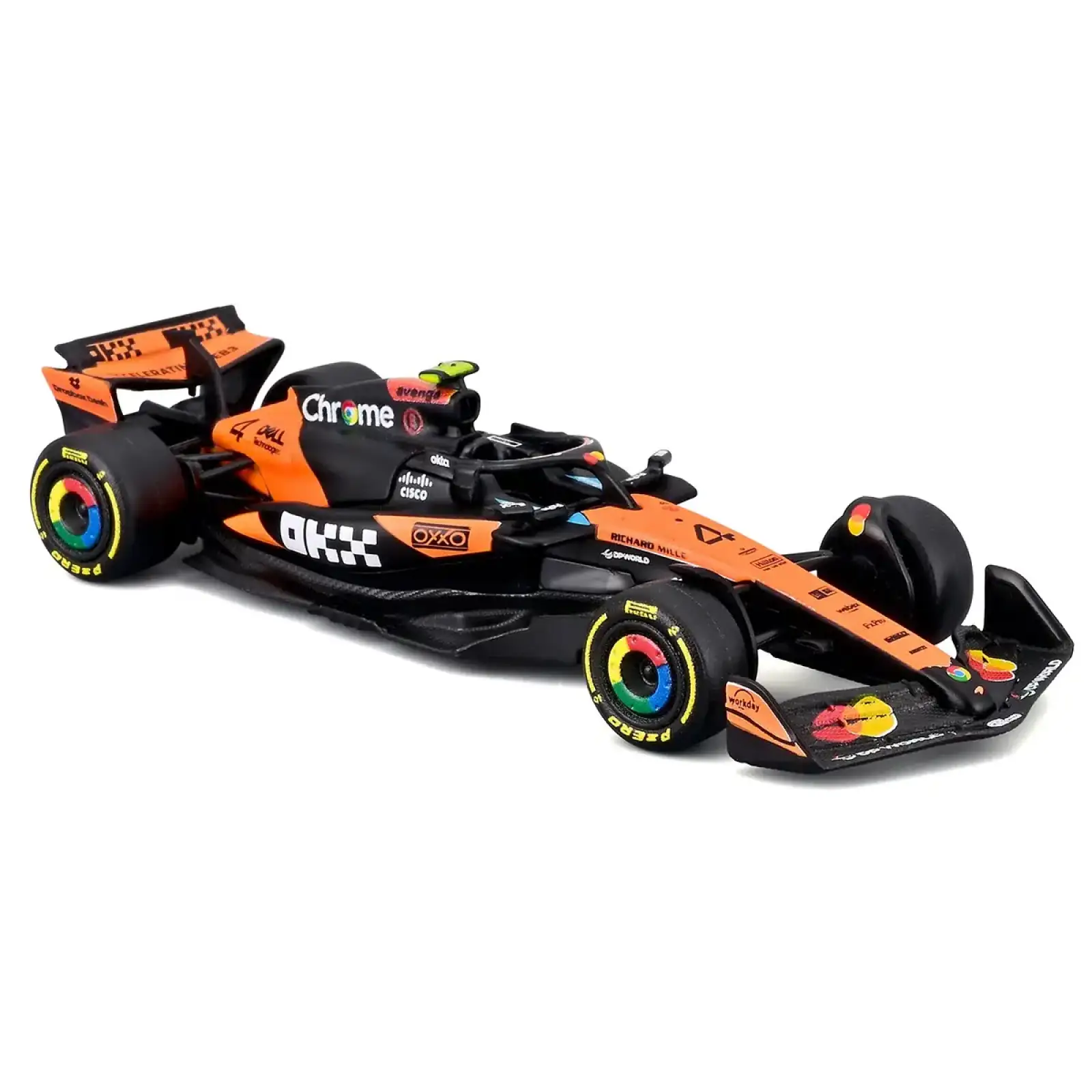 Автомодель - MCLAREN F1 MCL39 (2025) (1:64) Bburago (18-58001)