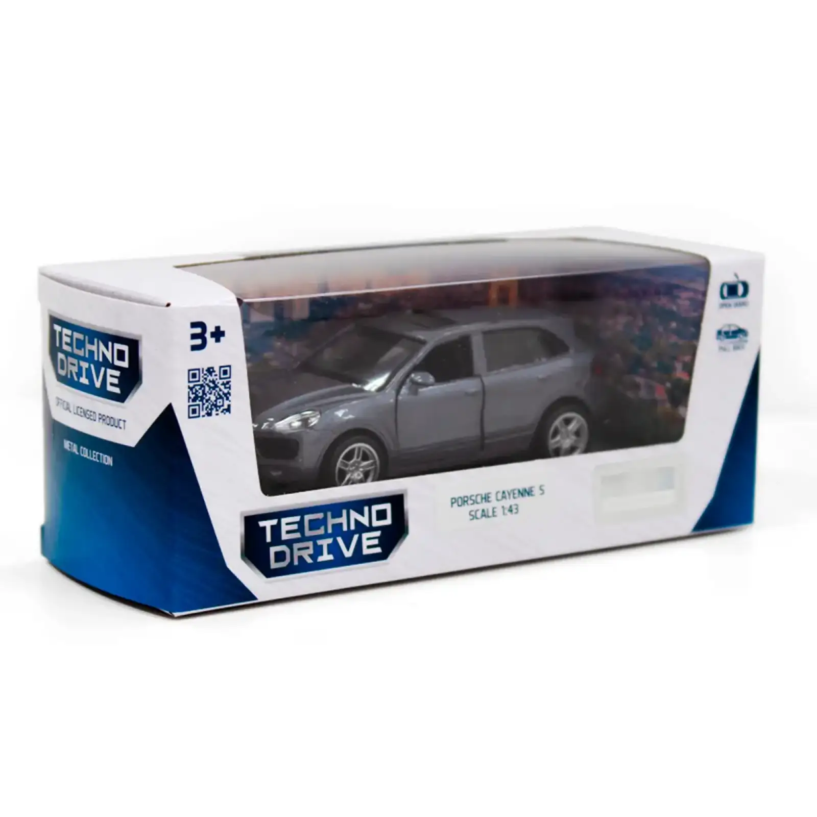 Автомодель - PORSCHE CAYENNE S (сріблястий сірий) TechnoDrive (250250)