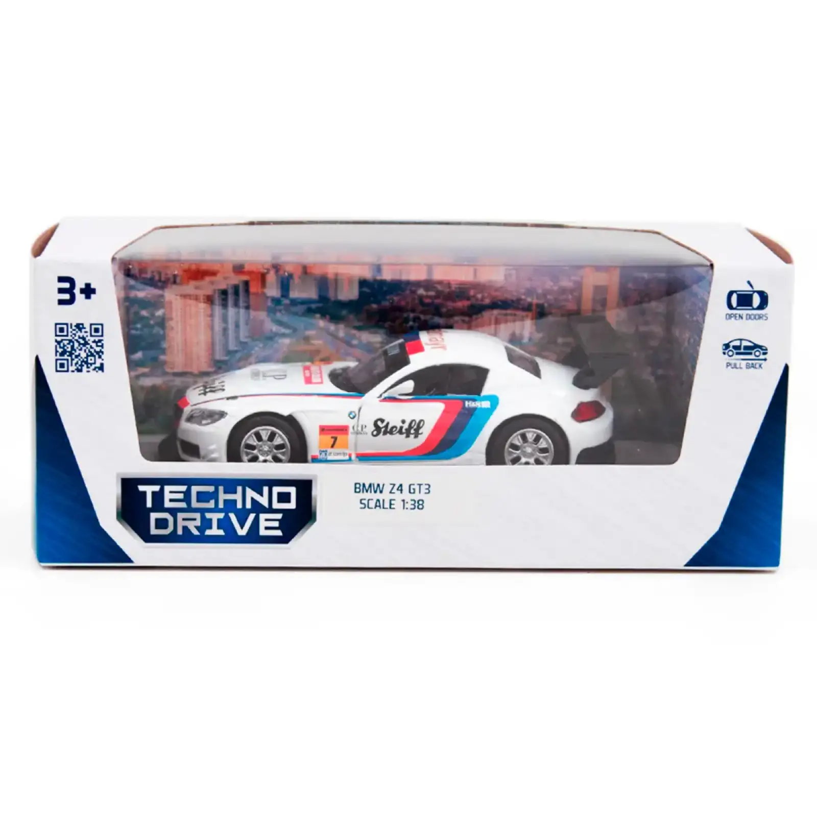 Автомодель - BMW Z4 GT3 (білий) TechnoDrive (250255)
