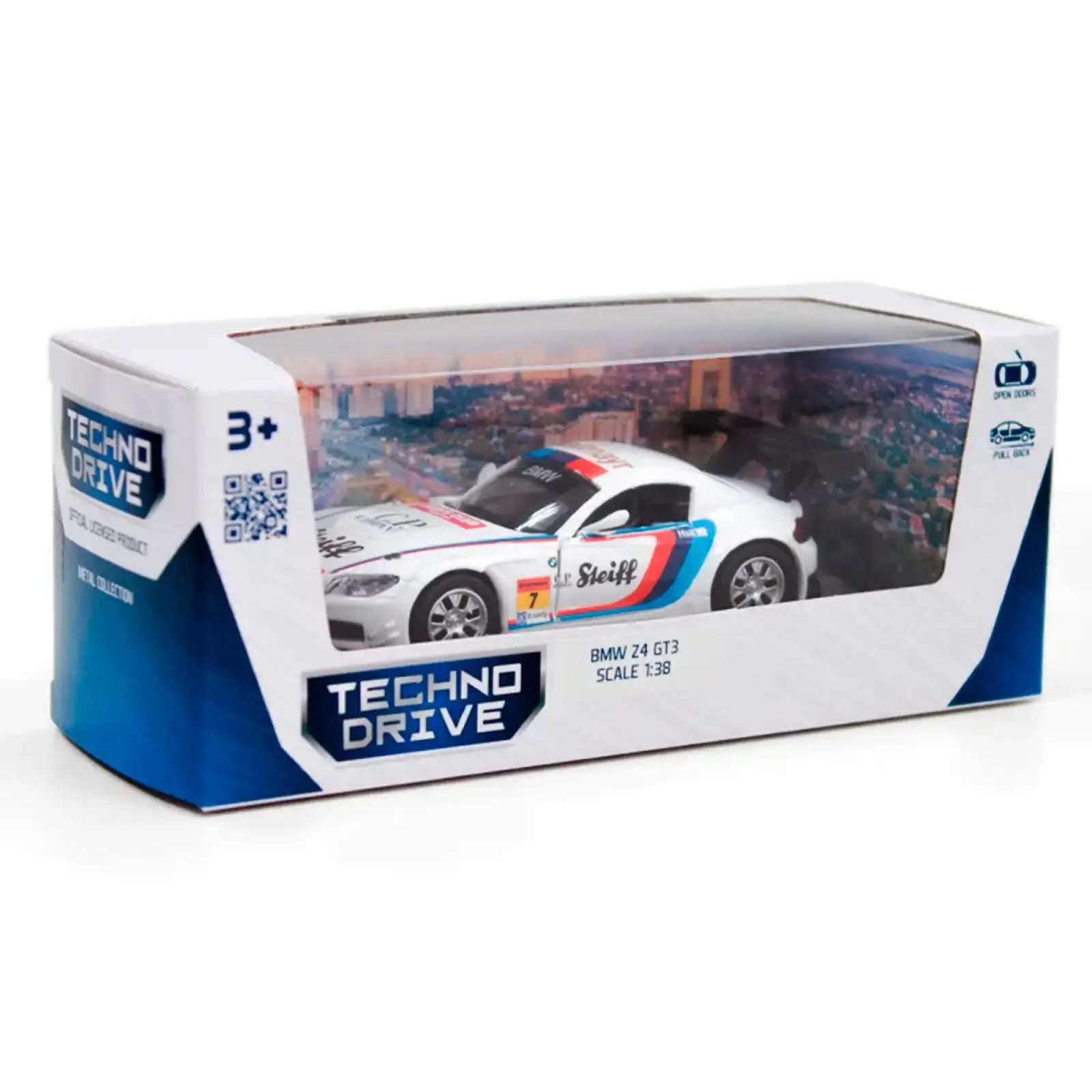 Автомодель - BMW Z4 GT3 (білий) TechnoDrive (250255)
