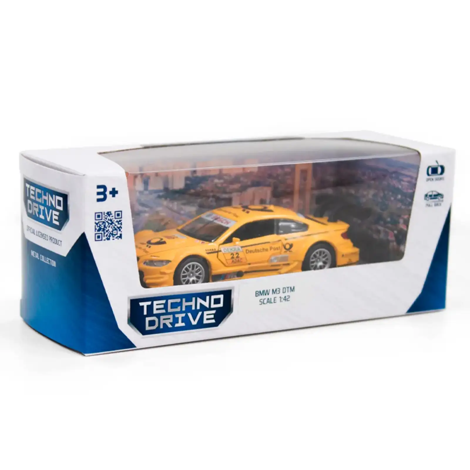 Автомодель BMW M3 DTM (жовтий) TechnoDrive (250257)