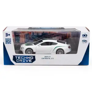 Автомодель - BENTLEY CONTINENTAL GT3 (білий) TechnoDrive (250258)