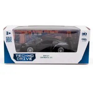 Автомодель BENTLEY CONTINENTAL GT3 (матовый черный) TechnoDrive (250259)