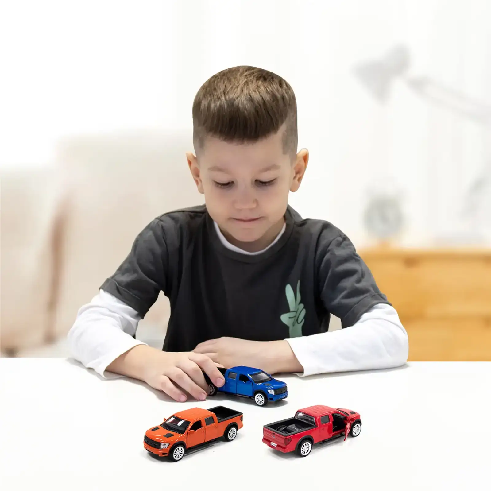 Автомодель - FORD F-150 SVT Raptor (помаранчевий) TechnoDrive (250262)