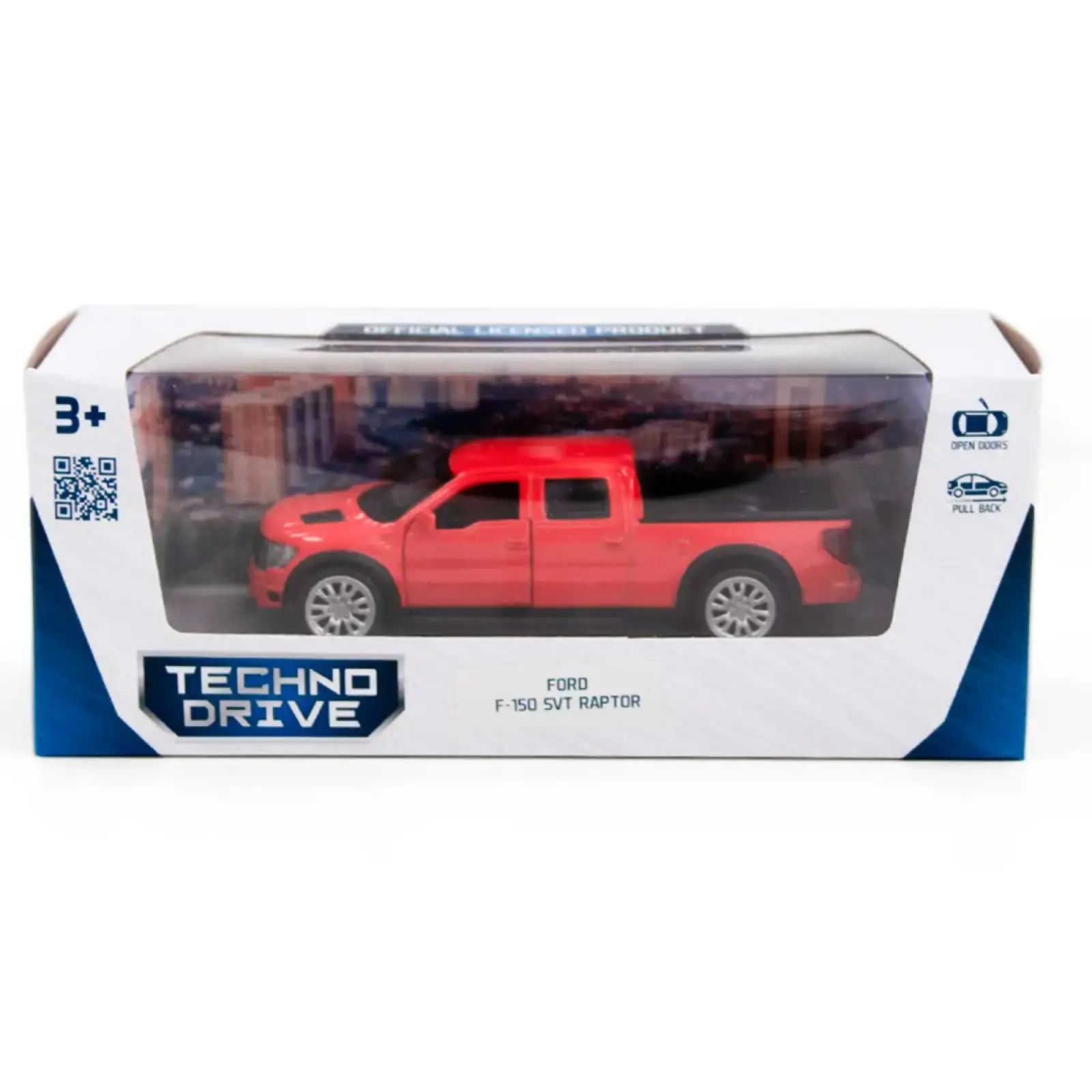Автомодель - FORD F-150 SVT Raptor (помаранчевий) TechnoDrive (250262)