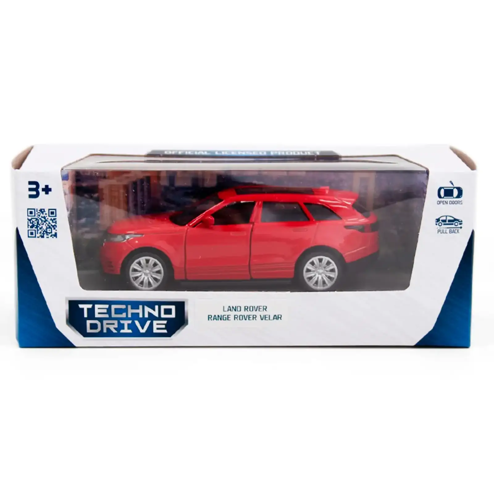Автомодель LAND ROVER RANGE ROVER VELAR (красный) TechnoDrive (250269)