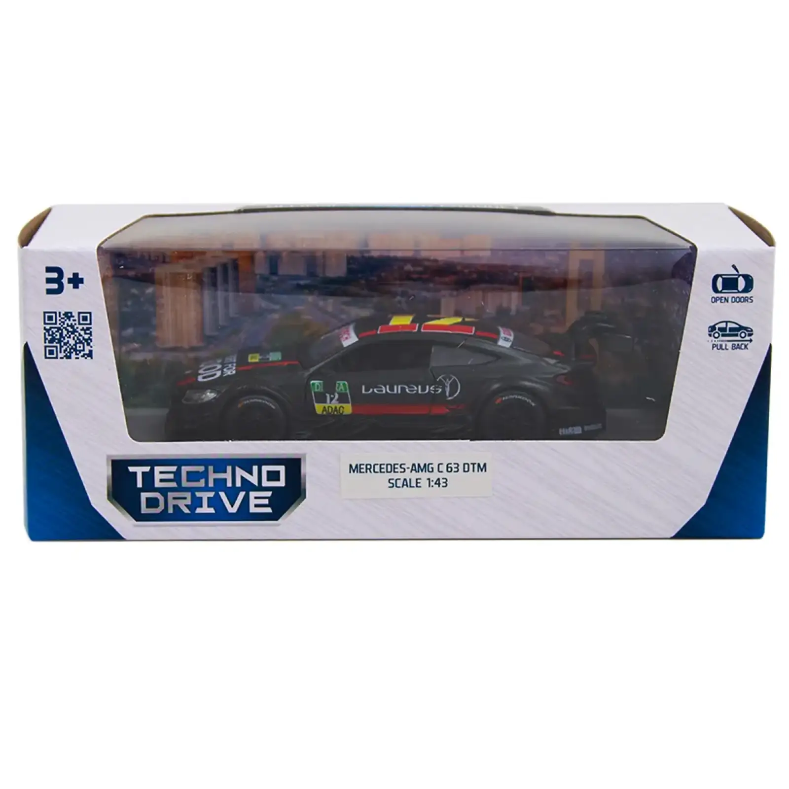 Автомодель MERCEDES-AMG C63 DTM (черный) TechnoDrive (250273)