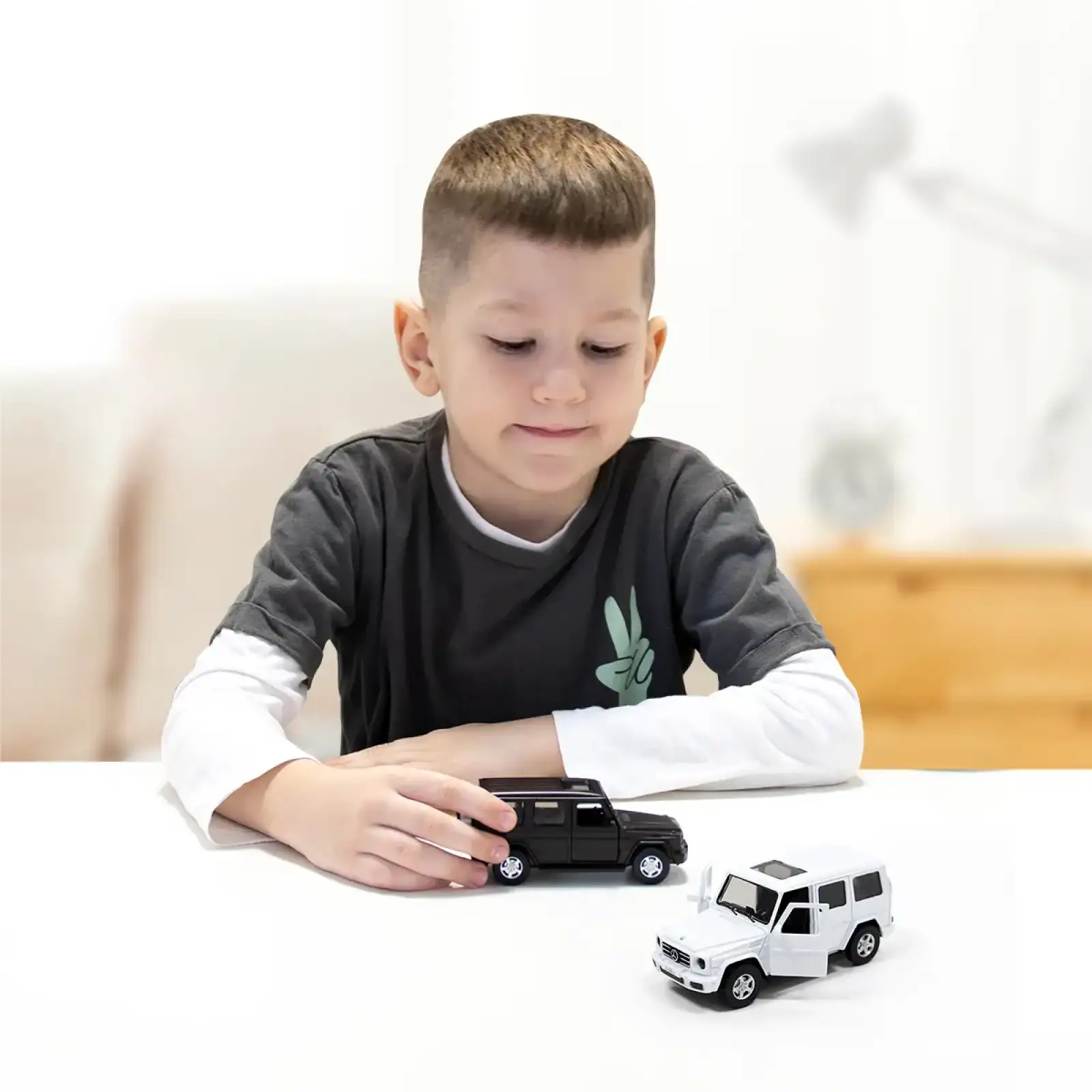Автомодель - MERCEDES BENZ G350 (білий) TechnoDrive (250275)