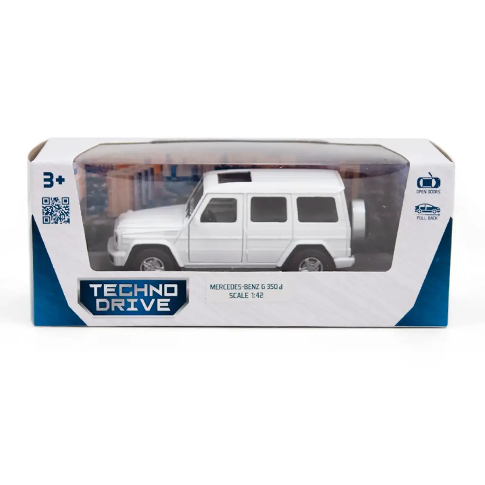 Автомодель - MERCEDES BENZ G350 (білий) TechnoDrive (250275)