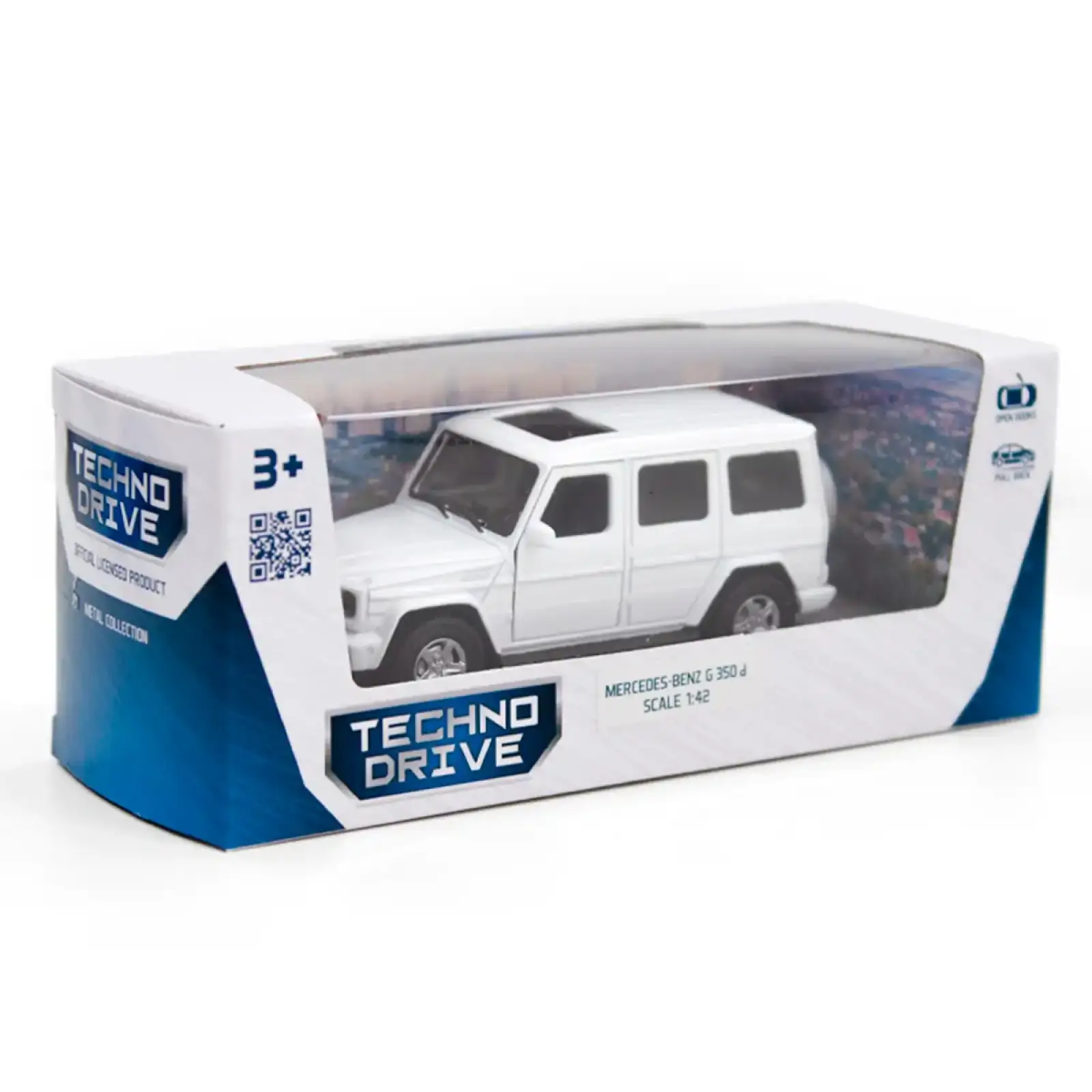 Автомодель - MERCEDES BENZ G350 (білий) TechnoDrive (250275)