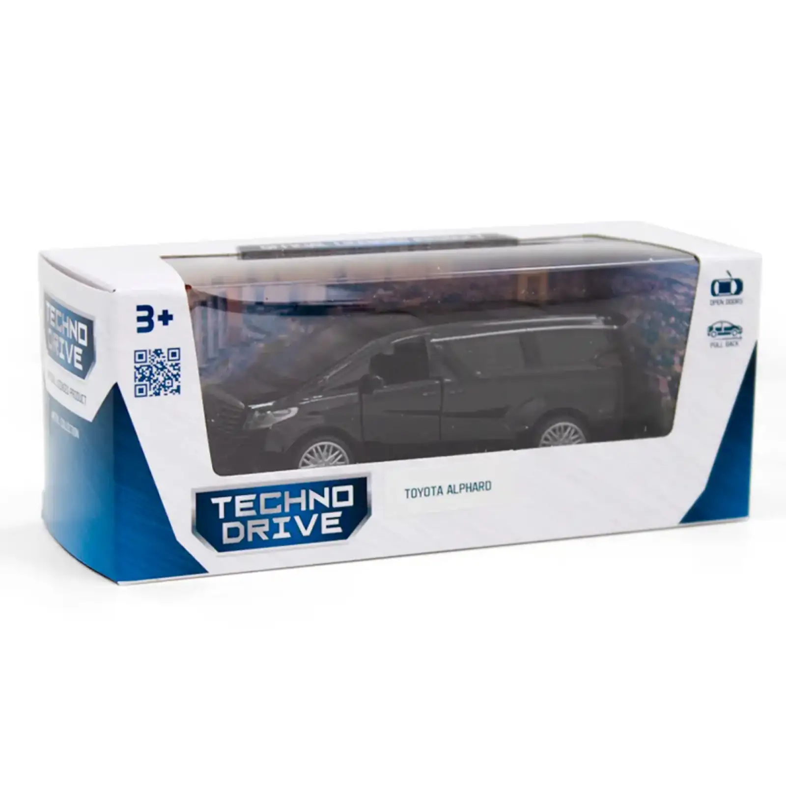 Автомодель TOYOTA ALPHARD (черный) TechnoDrive (250276)