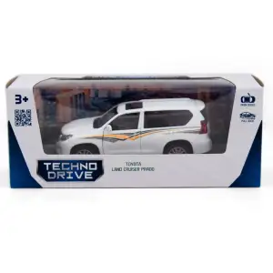 Автомодель TOYOTA LAND CRUISER (белый) TechnoDrive (250277)