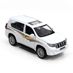 Автомодель TOYOTA LAND CRUISER (белый) TechnoDrive (250277)