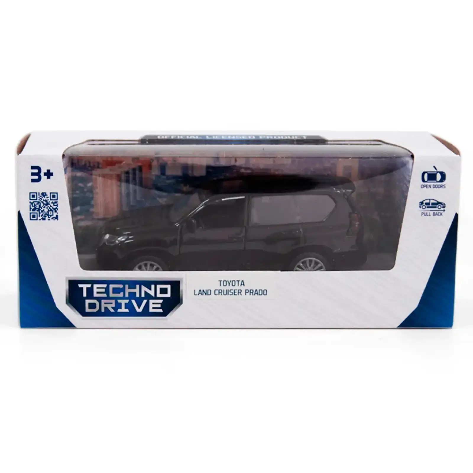 Автомодель - TOYOTA LAND CRUISER (черный) TechnoDrive (250278)