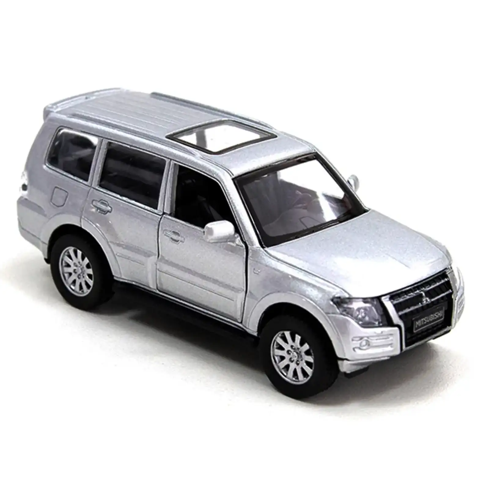 Автомодель - MITSUBISHI PAJERO 4WD TURBO (сріблястий) TechnoDrive (250282)