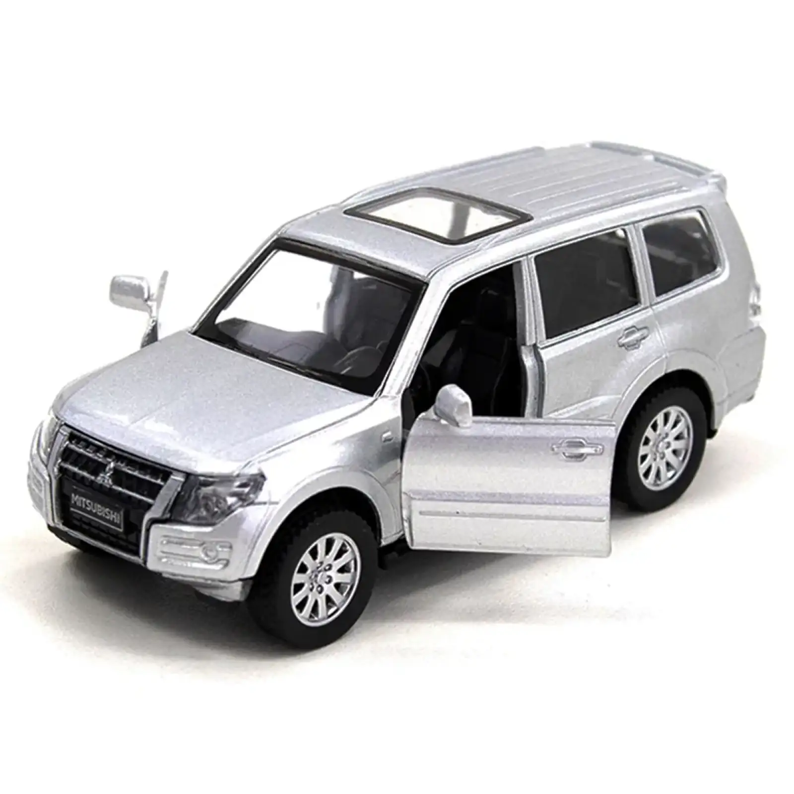 Автомодель - MITSUBISHI PAJERO 4WD TURBO (сріблястий) TechnoDrive (250282)