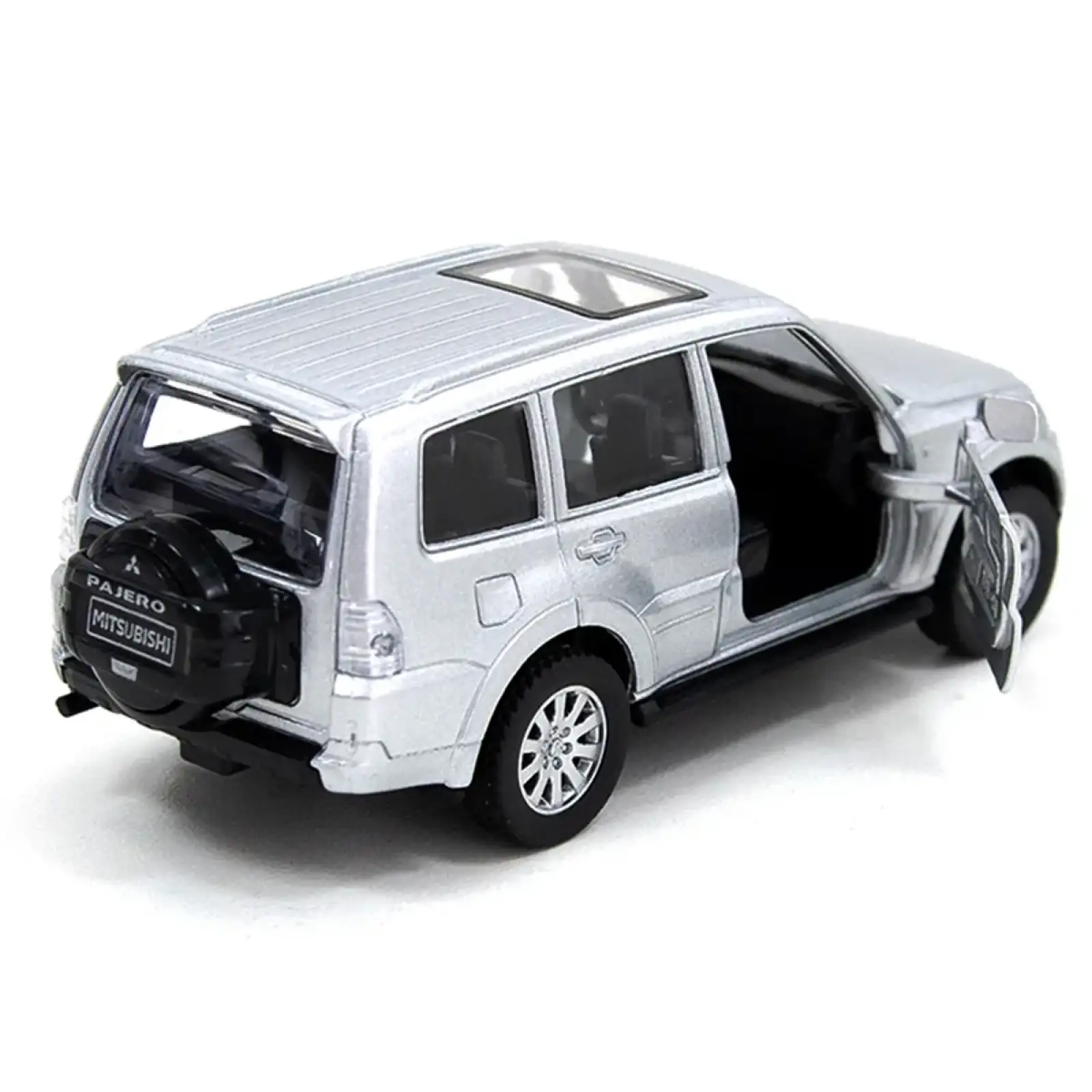 Автомодель - MITSUBISHI PAJERO 4WD TURBO (сріблястий) TechnoDrive (250282)