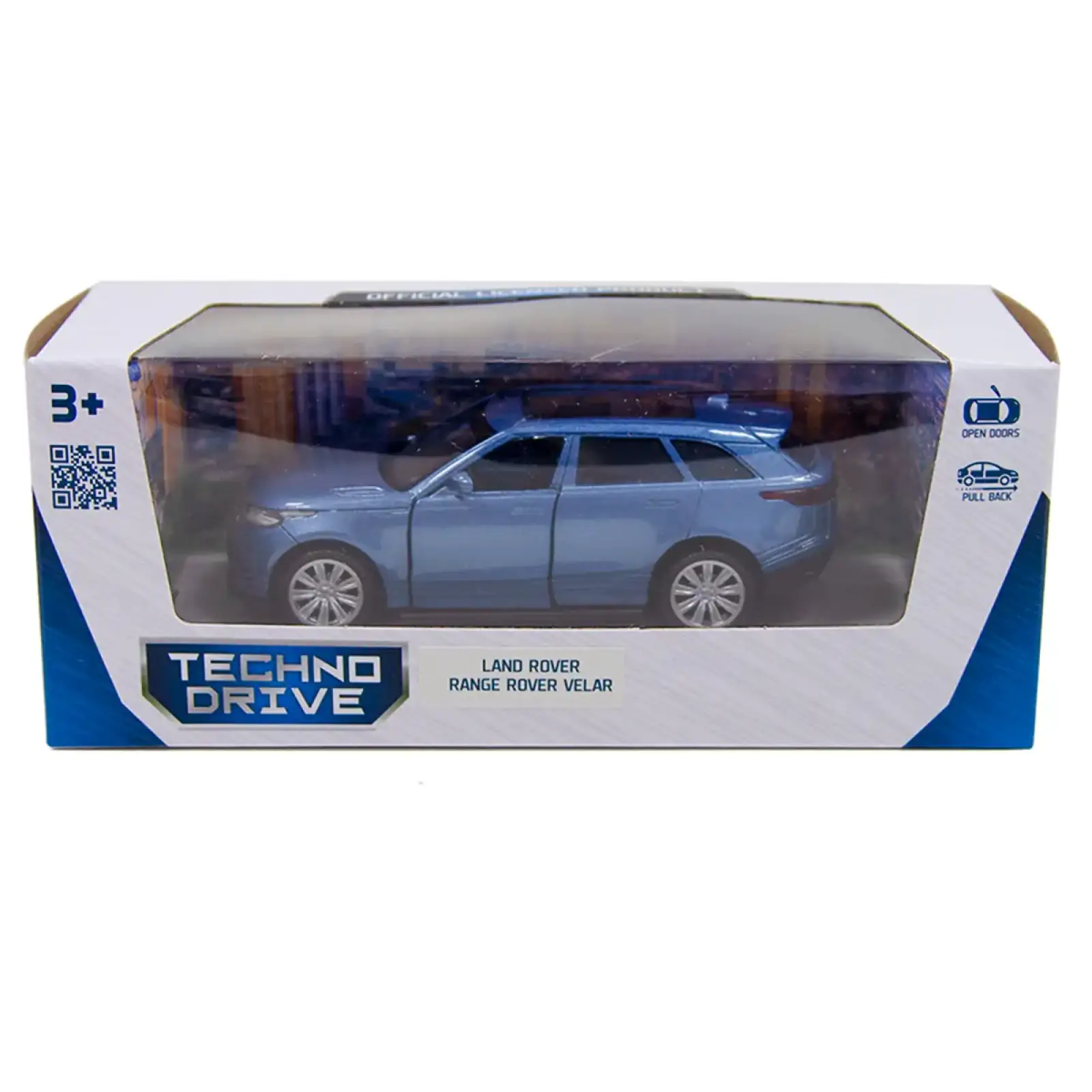 Автомодель LAND ROVER RANGE ROVER VELAR (синий) TechnoDrive (250308)