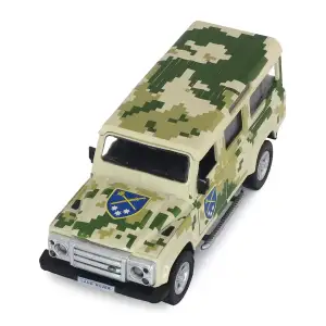 Автомодель серии "Шевроны Героев" – LAND ROVER DEFENDER – "ОК "ВОСТОК" TechnoDrive (250396UM)