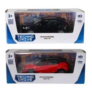 Автомодель – VOLVO XC40 (черный, красный) TechnoDrive (250401)
