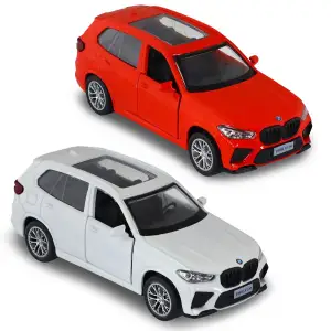 Автомодель BMW X5 M (белый, красный) TechnoDrive (250404)
