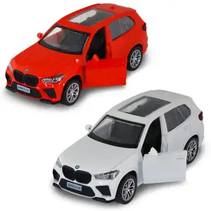 Автомодель BMW X5 M (белый, красный) TechnoDrive (250404)