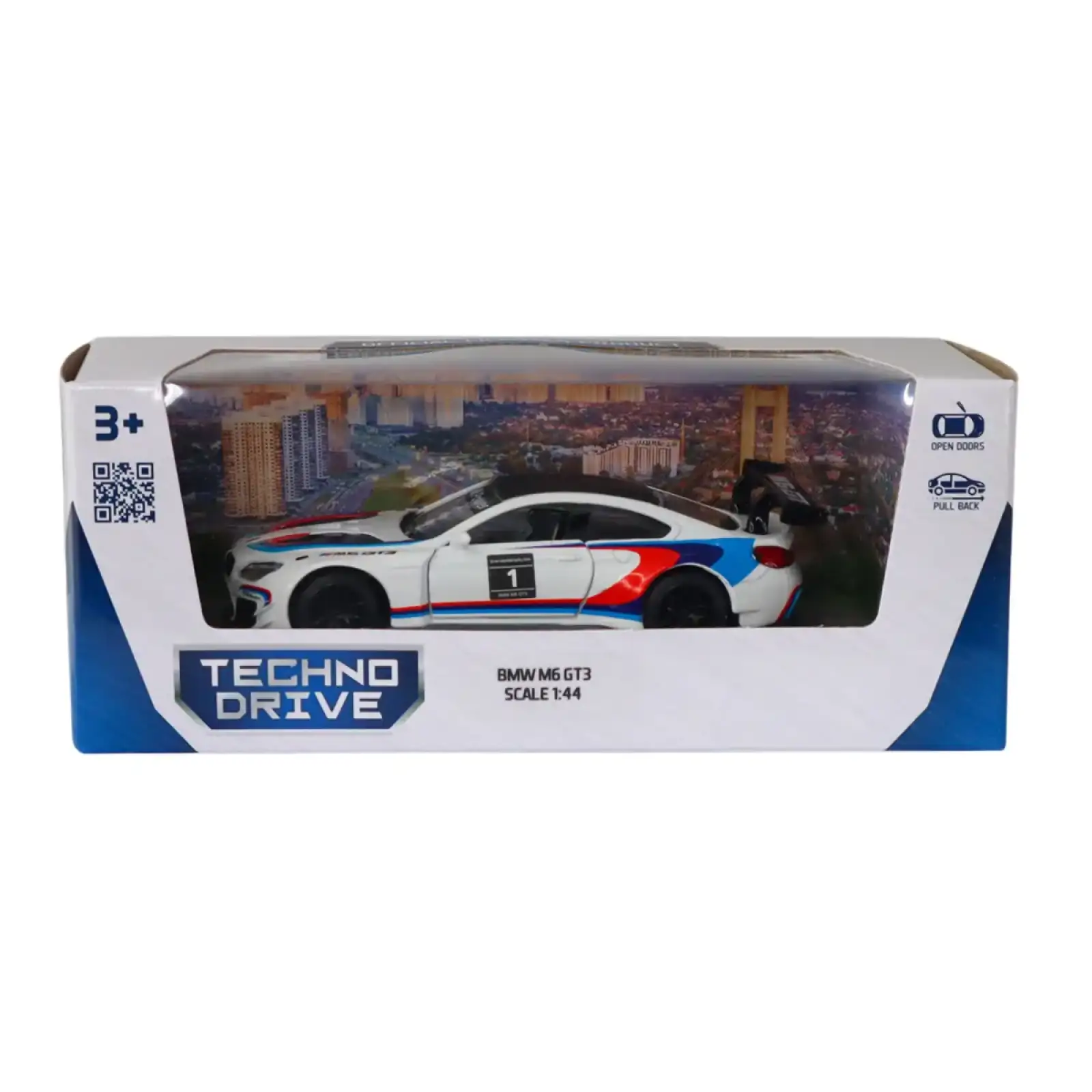 Автомодель BMW M6 GT3 (білий) TechnoDrive (250408)