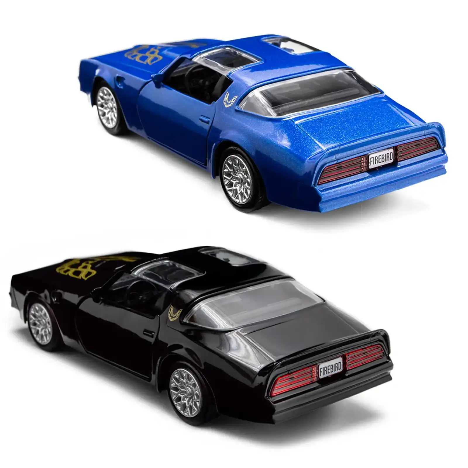 Автомодель PONTIAC FIREBIRD 1978 (черный, синий) TechnoDrive (250410U)