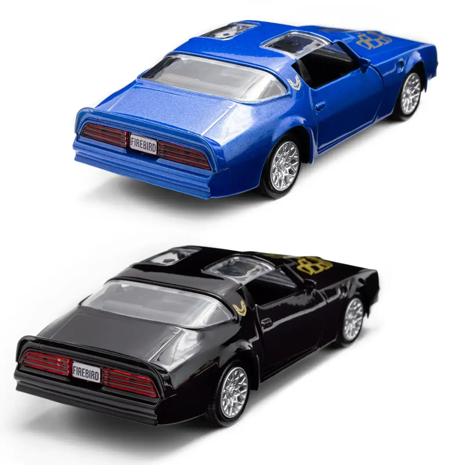 Автомодель PONTIAC FIREBIRD 1978 (черный, синий) TechnoDrive (250410U)
