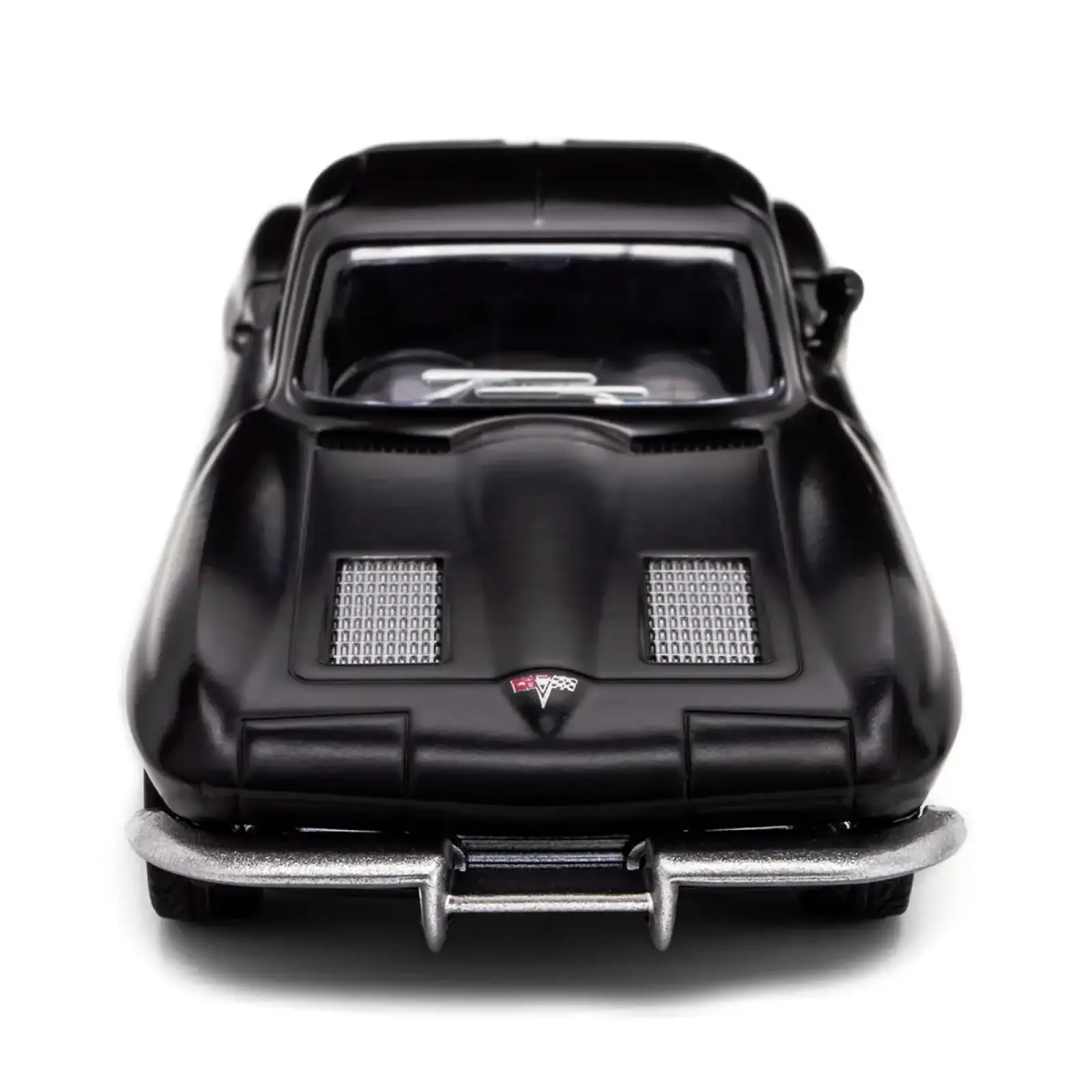 Автомодель CHEVROLET CORVETTE SPLIT WINDOW 1963 (матовый черный) TechnoDrive (250411U)