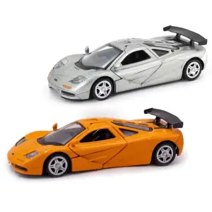 Автомодель MCLAREN F1 1992 (серый, оранжевый) TechnoDrive (250412U)