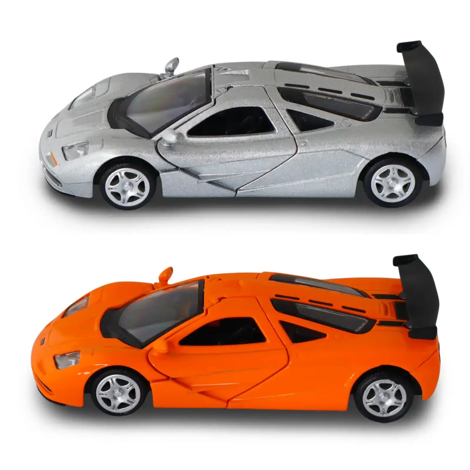 Автомодель MCLAREN F1 1992 (серый, оранжевый) TechnoDrive (250412U)
